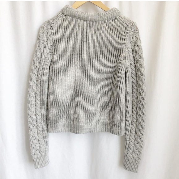 Club Monaco grey cable knit sweater - Picture 6 of 6